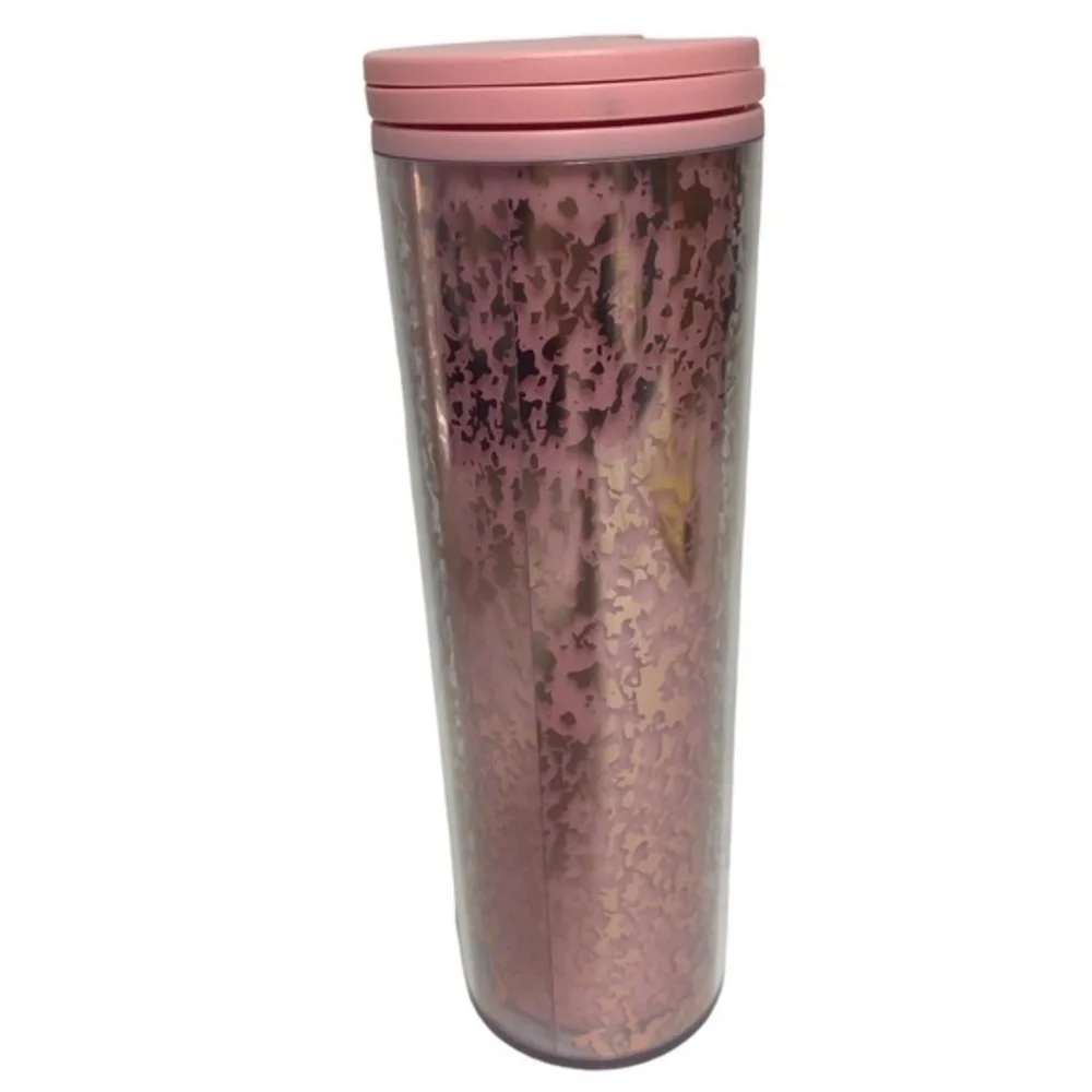 starbucks pink gold foil~ tumbler grande 16oz limited edition 2019